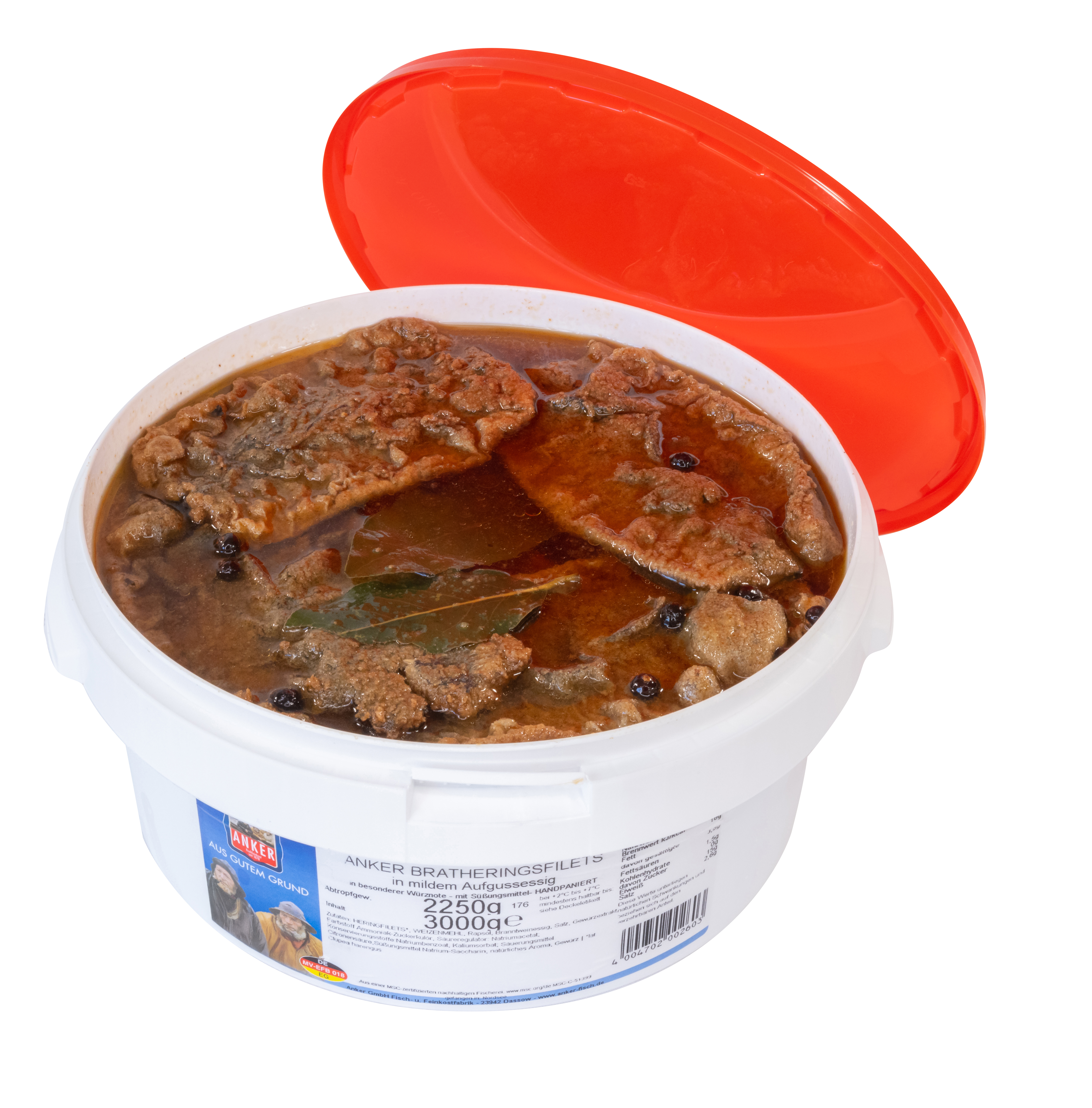 3kg Eimer Bratheringsfilets
