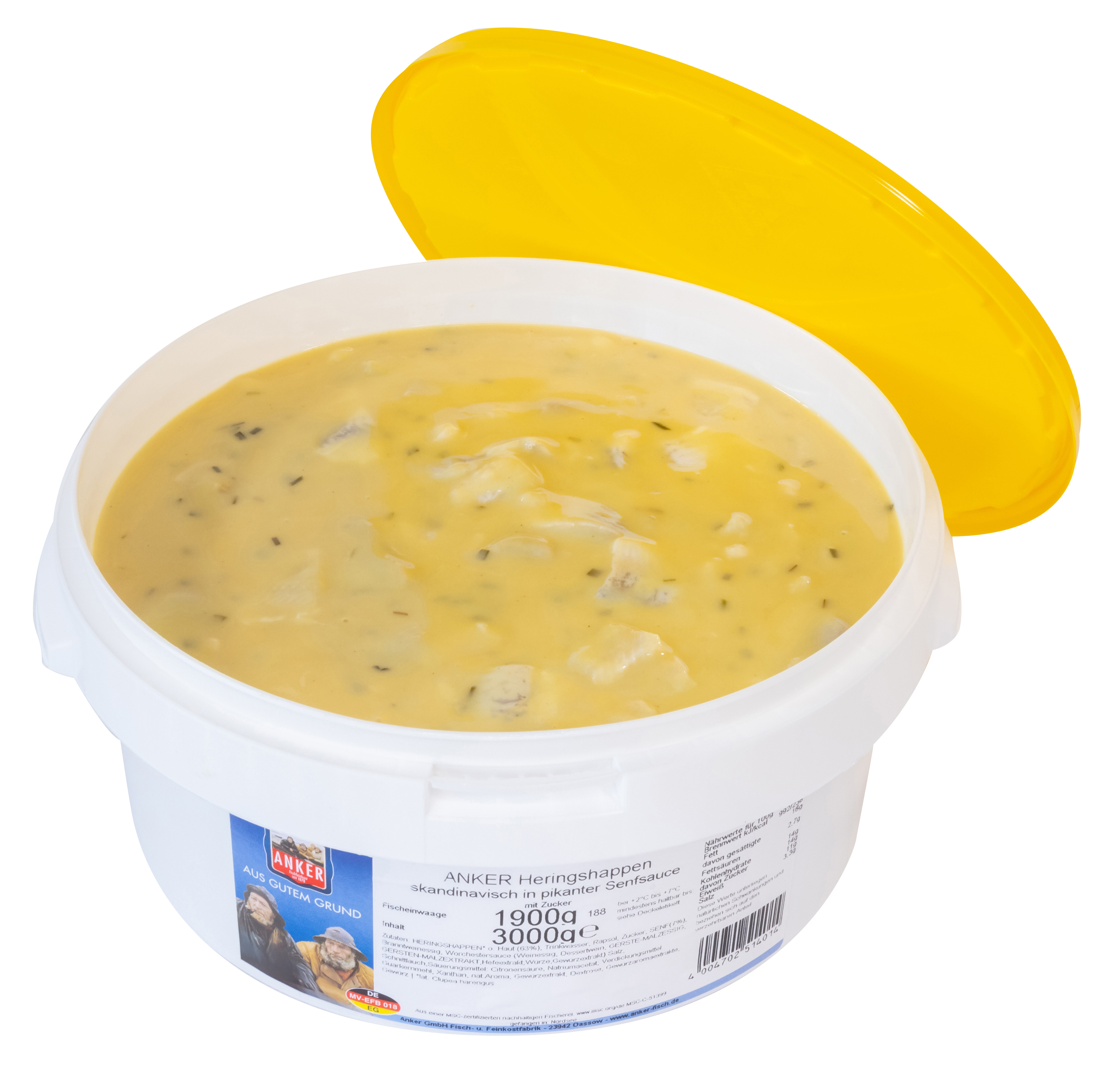 3kg Heringshappen in Senfsauce
