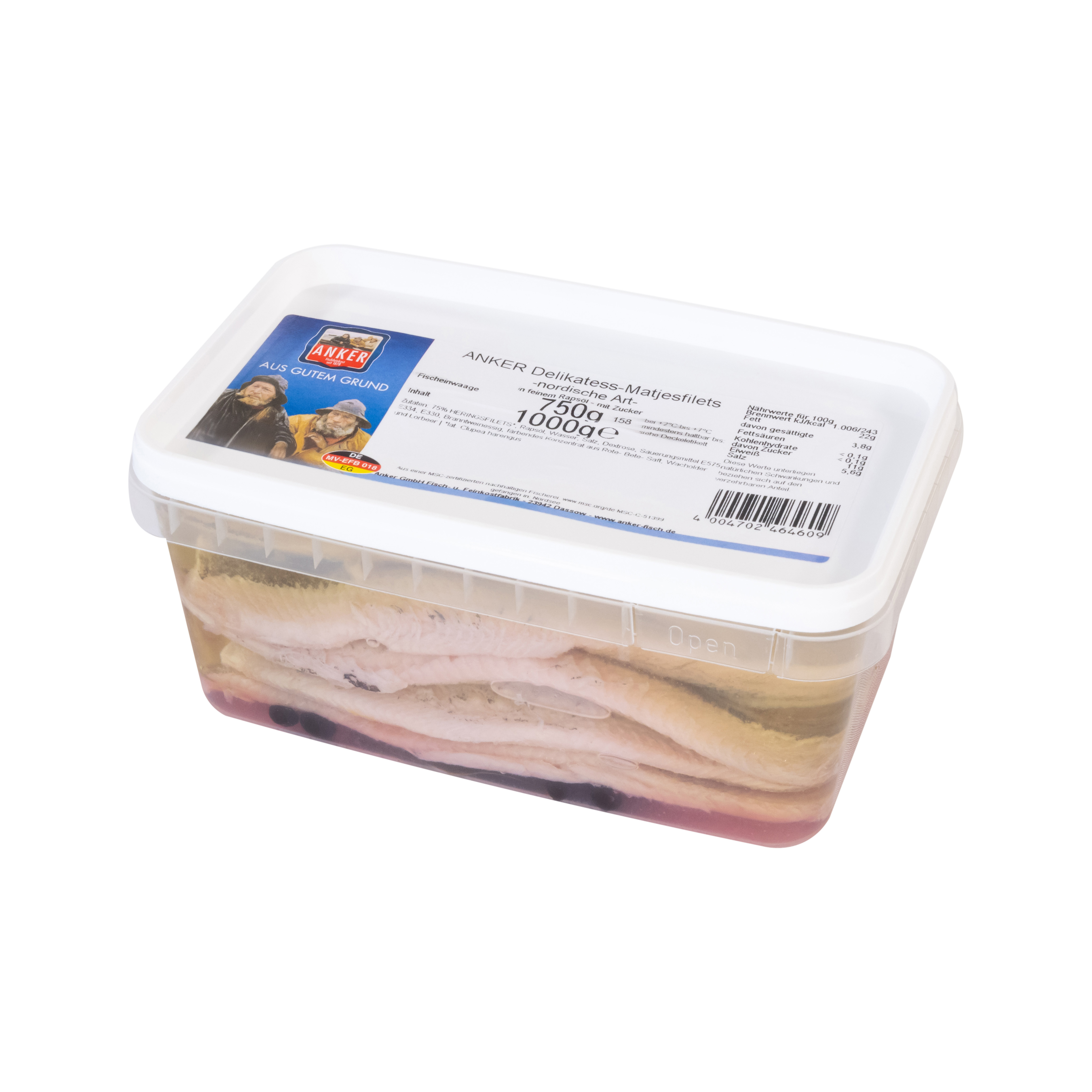 1kg Partyschale Matjesfilet